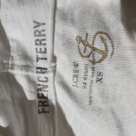 J. Crew Women’s French Terry Distressed Hoodie, Size XS - Picture 9 of 9